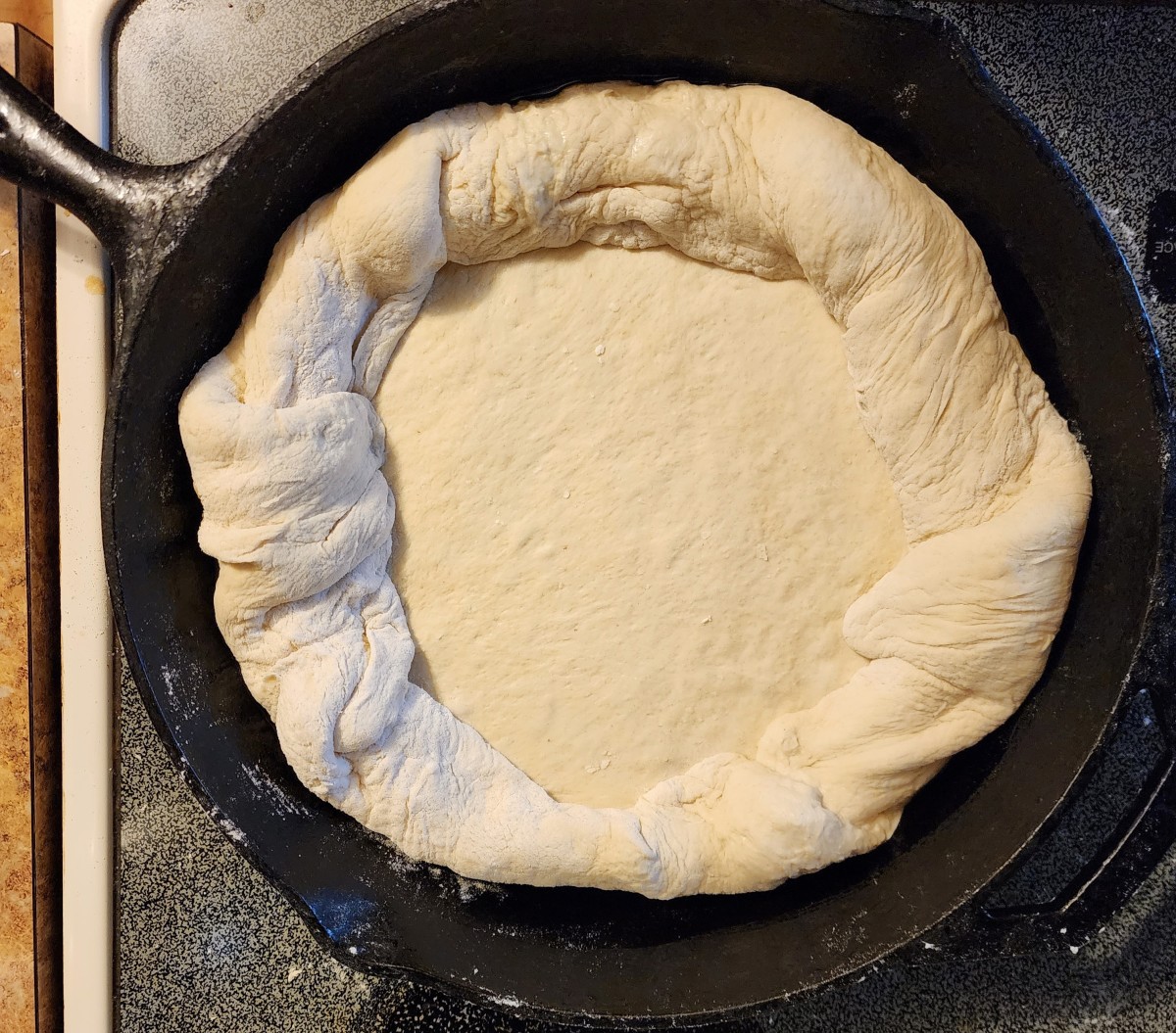 Cast Iron Skillet Pizza all'Amatriciana - DeLallo