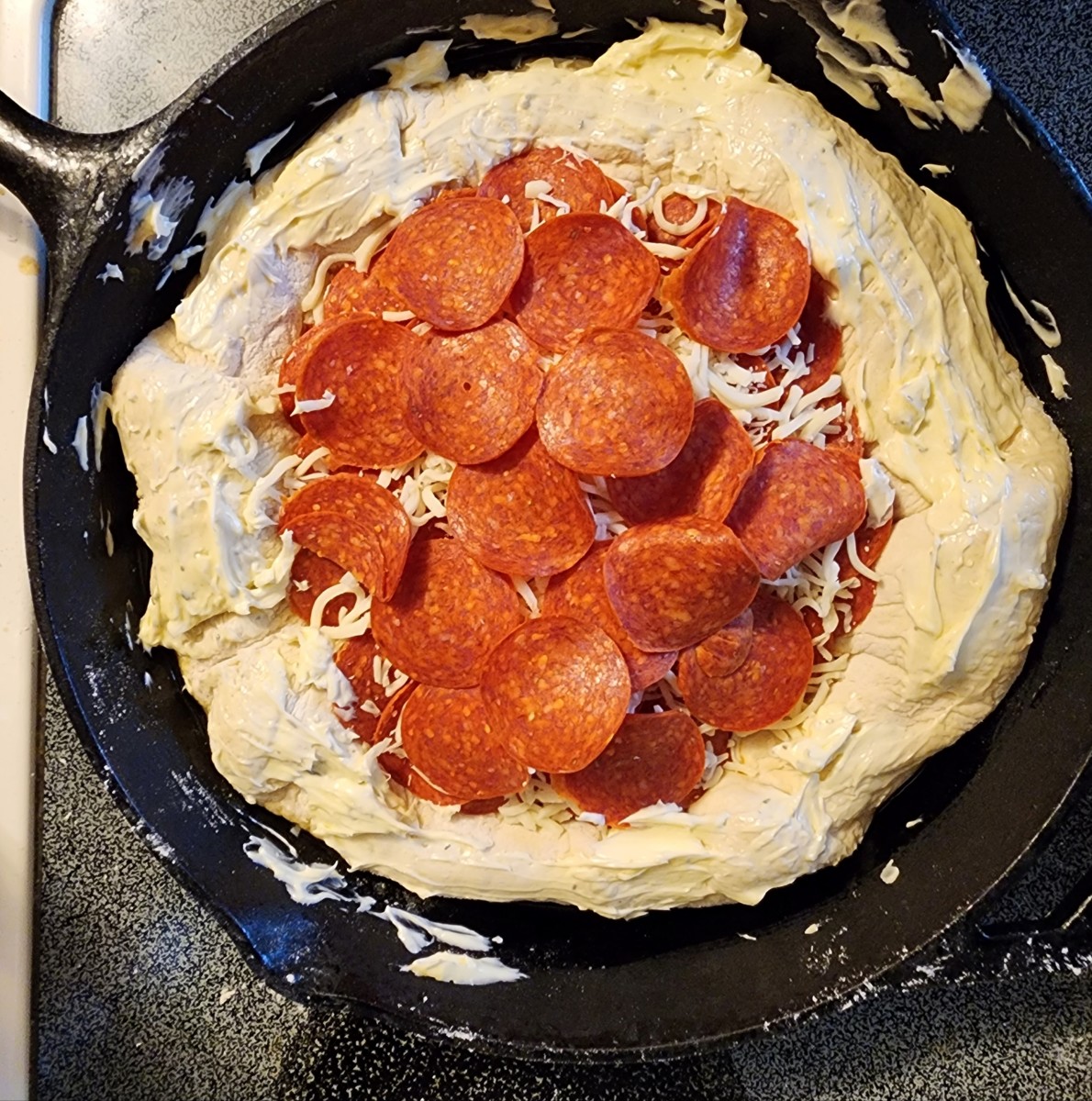 Cast Iron Skillet Pizza all'Amatriciana - DeLallo