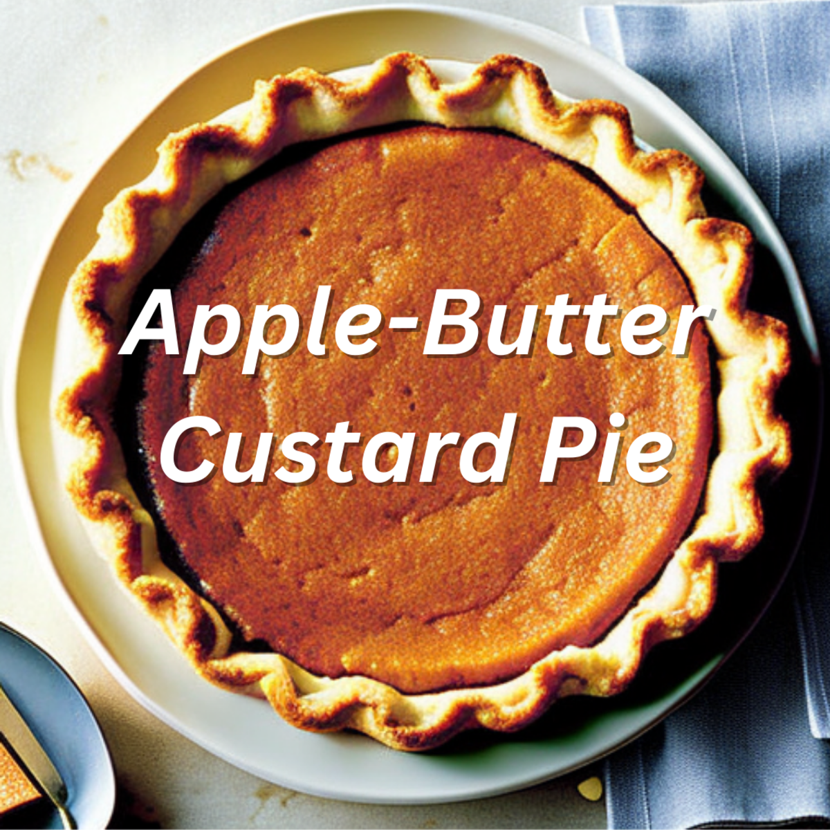 Apple Butter Custard Pie