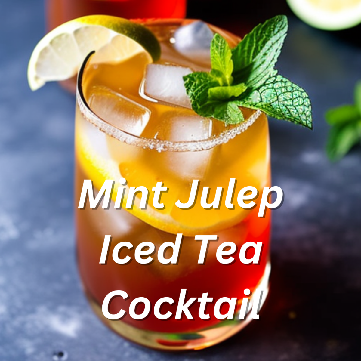 Mint Julep Iced Tea Cocktail