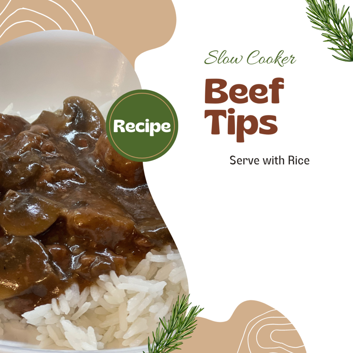 Slow Cooker Beef Tips With Rice