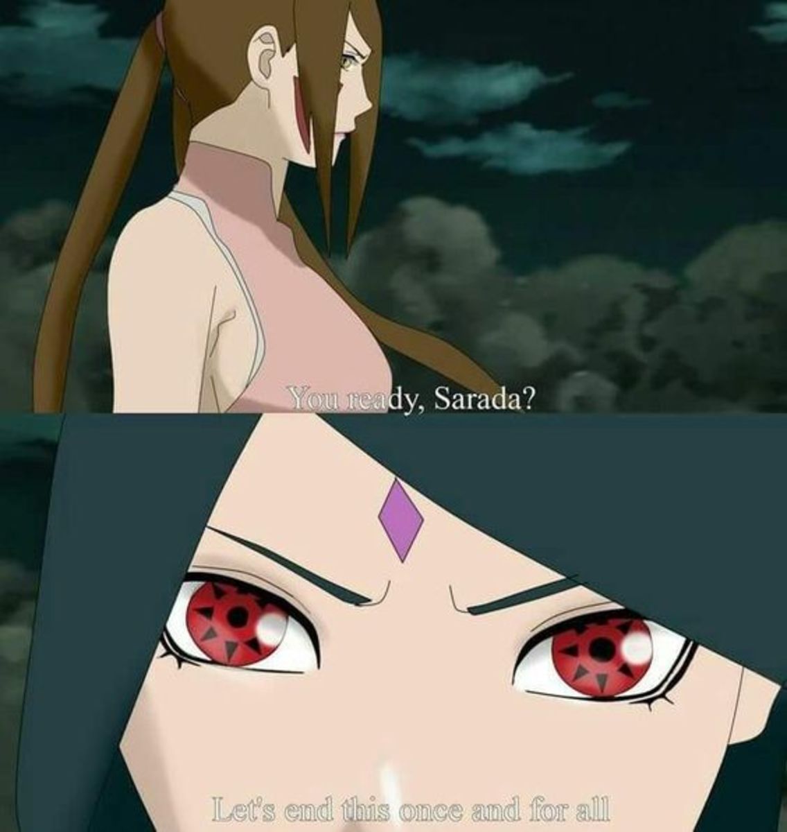 What would be the ideal way for Sarada to unlock her Mangekyo sharingan? :  r/Boruto