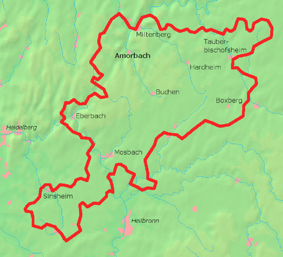 The short-lived Principality of Leiningen. In 1806 it was controlled by Bavaria, Hesse and Baden.