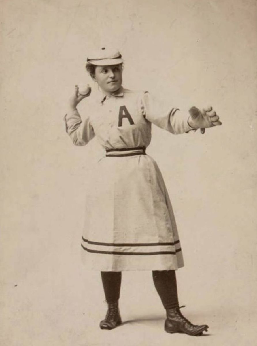First Female to Play in Men’s Professional Baseball: Lizzie Arlington