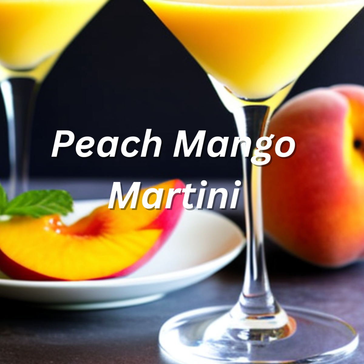 Peach Mango Martini