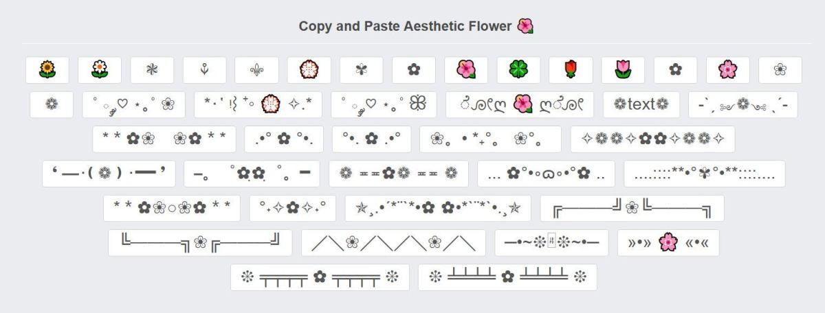 6 Sites That Have Aesthetic Emojis to Copy and Paste: The Ultimate ...
