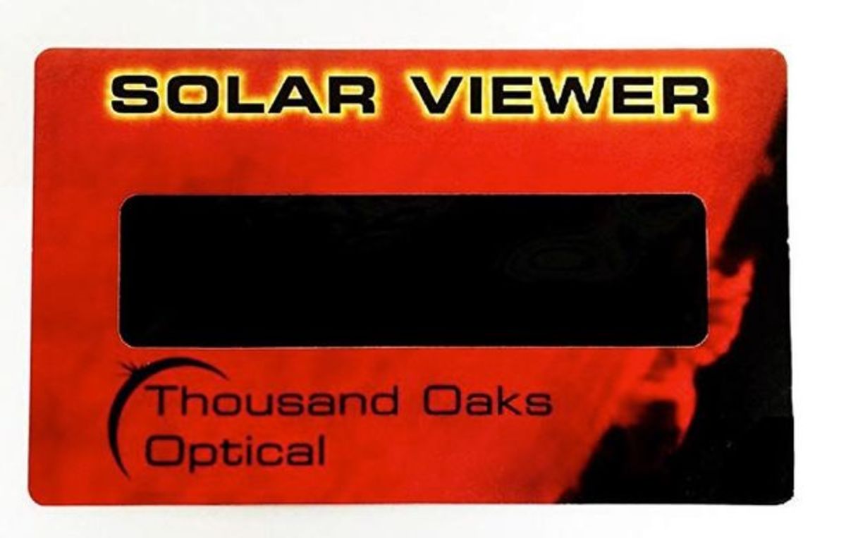 Eclipse Viewer Glasses With Certified Iso 123122 Safety Standards