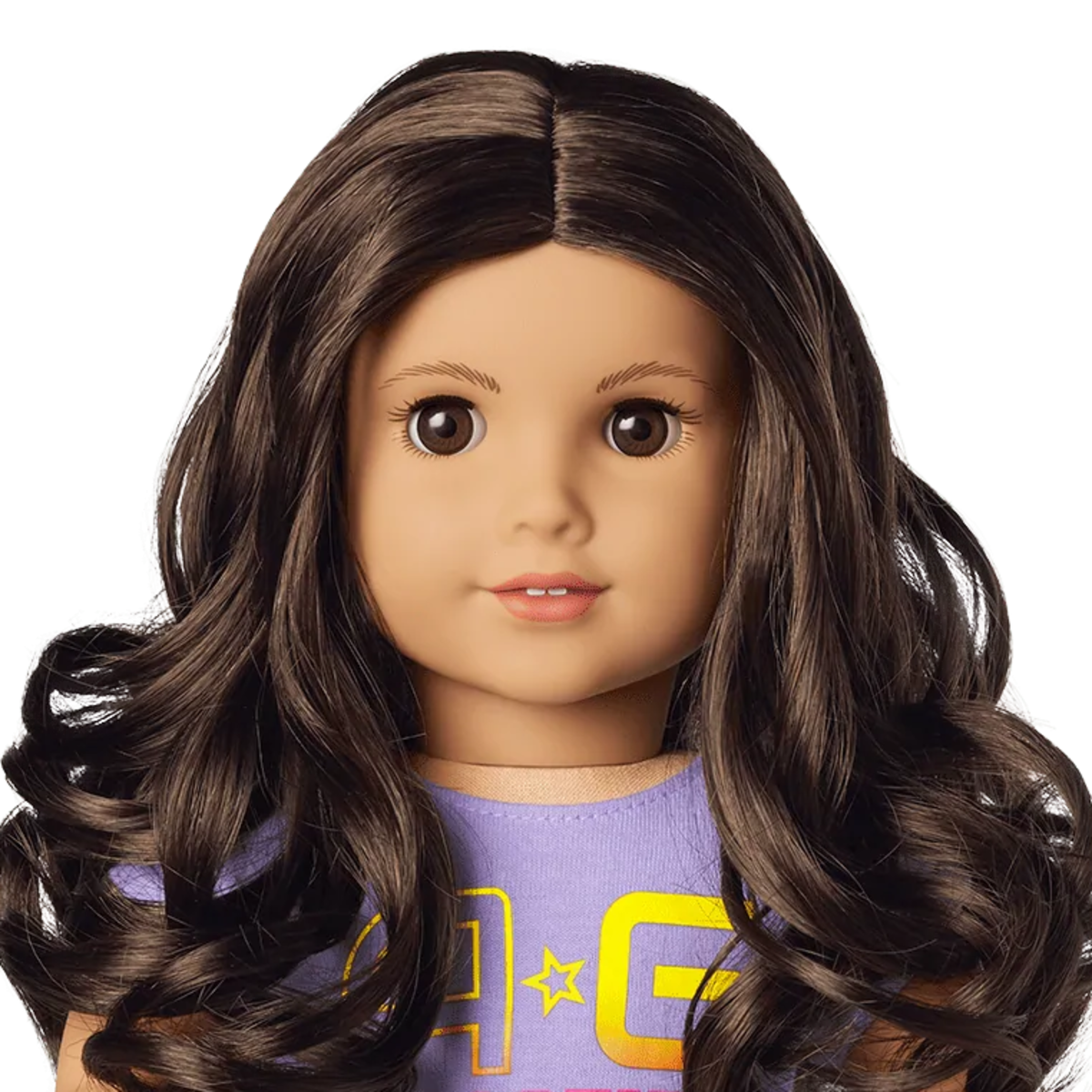 American girl store doll dark hair