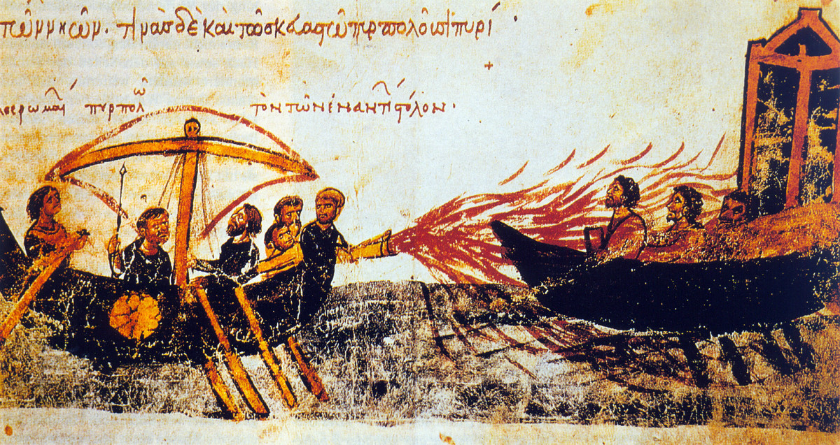 Greek Fire: The Secret Weapon That Saved the Byzantine Empire