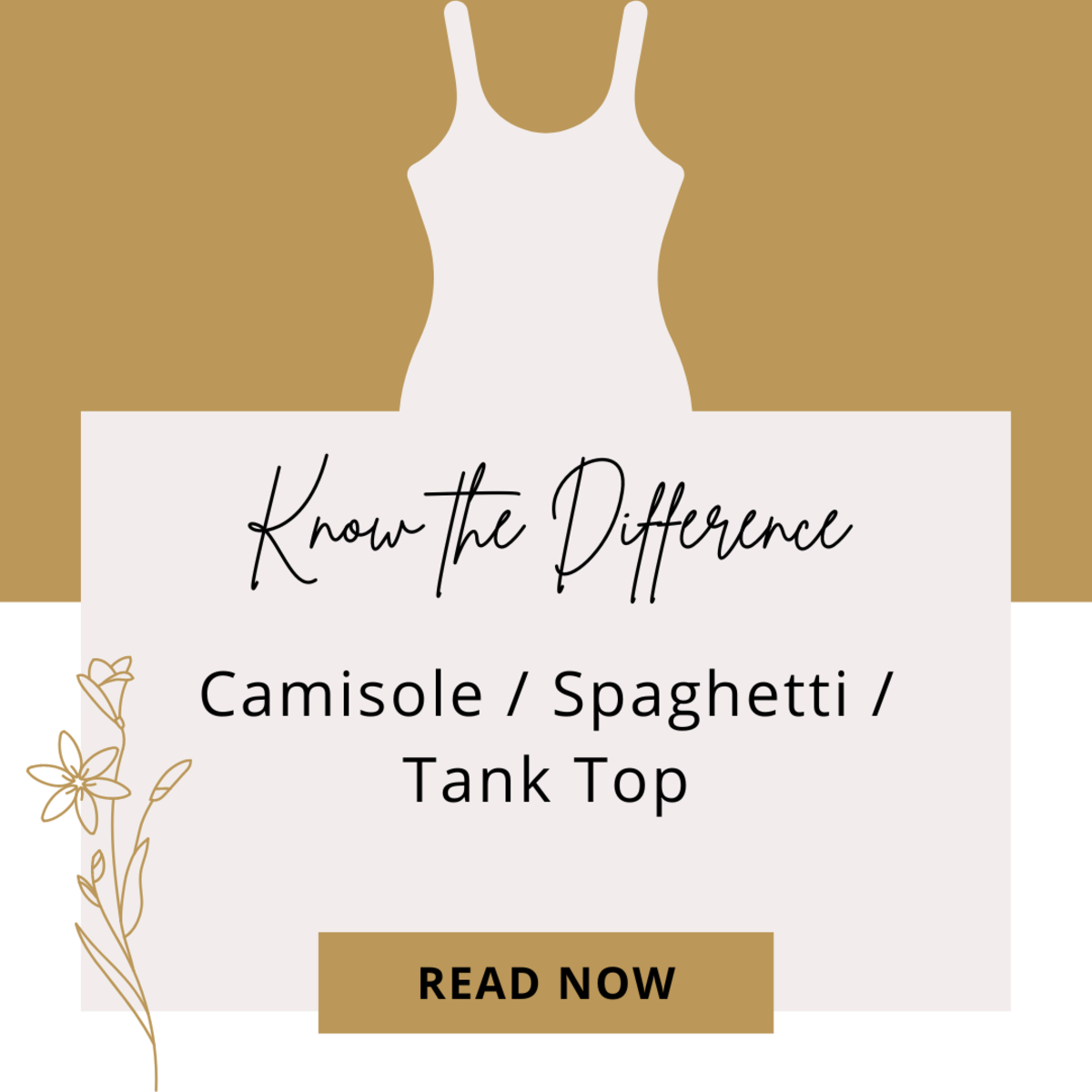 Understanding the Difference Between a Camisole, Spaghetti, and a Tank Top