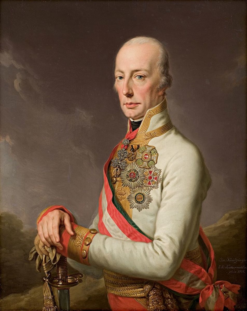 Holy Roman Emperor Franz II, Emperor Franz I of Austria was Napoleon II's maternal grandfather.