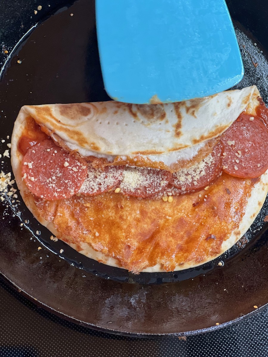 Crispy Pizza Wrap Easy and Endlessly Personalizable Recipe Delishably