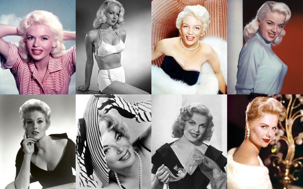 1950s Classic Hollywood Blonde Bombshells