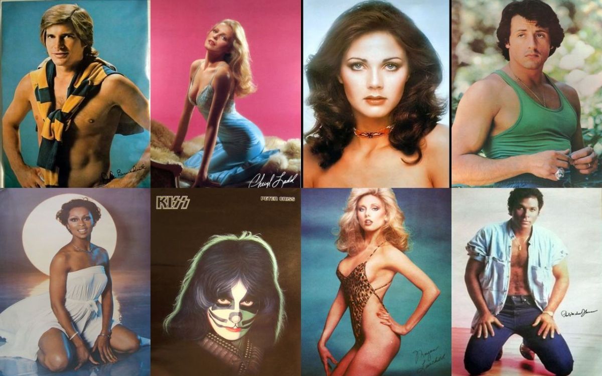 25 Classic Personality Posters of the 1970s and 1980s photo pic