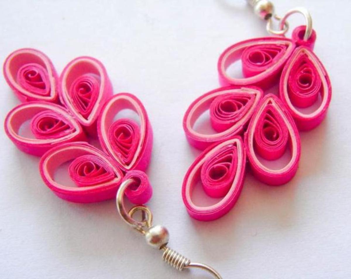 All About Quilling: Some new designs for earrings | Quilled earrings