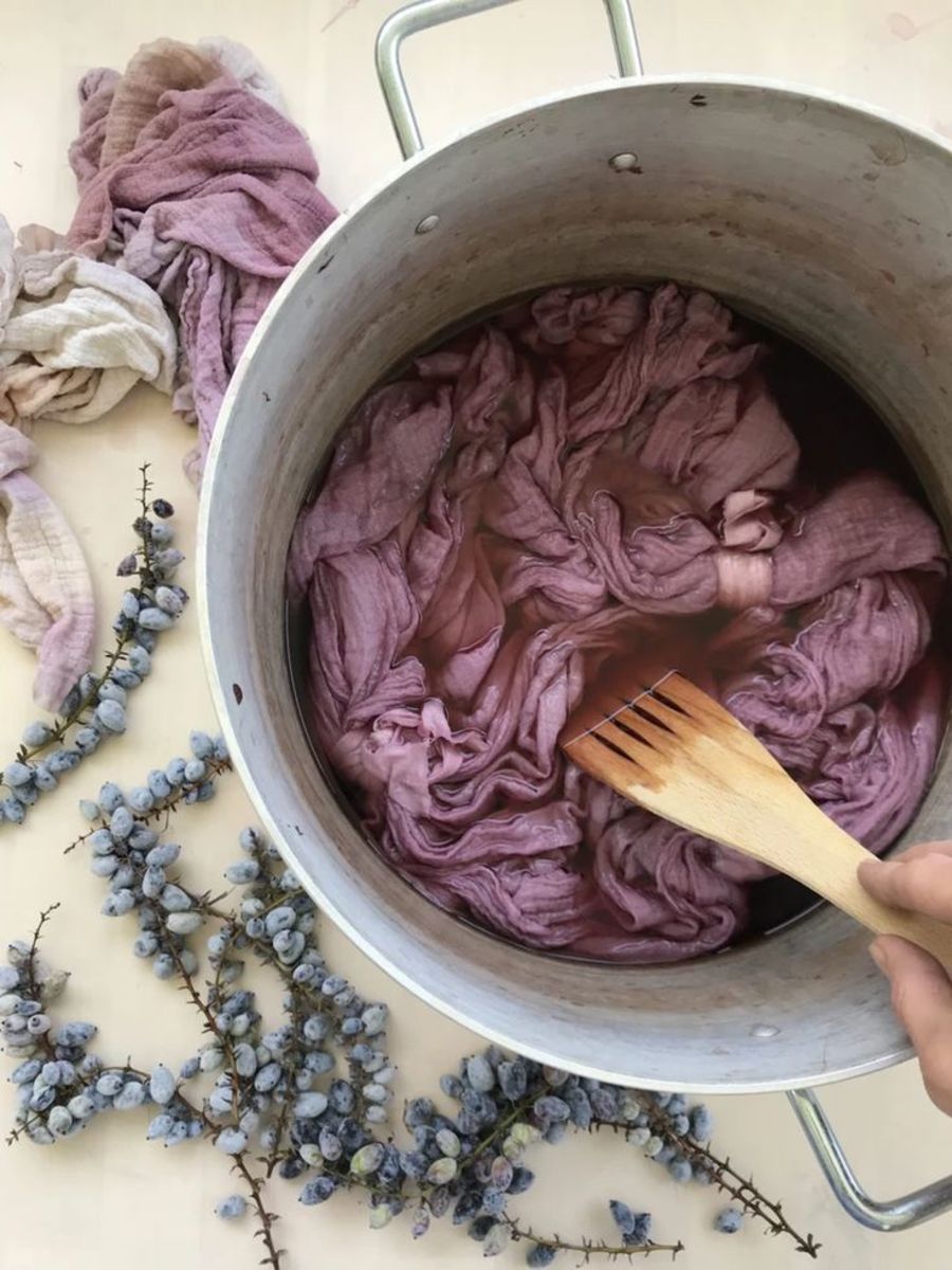 HOW TO MAKE VIBRANT NATURAL DYE, ORGANIC COLOR