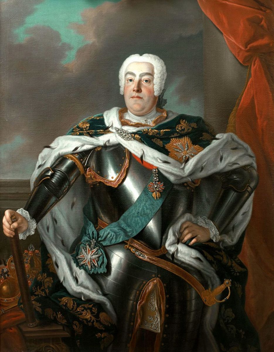 Augustus III, King of Poland and Elector of Saxony was the son of Augustus II and Christiane. 