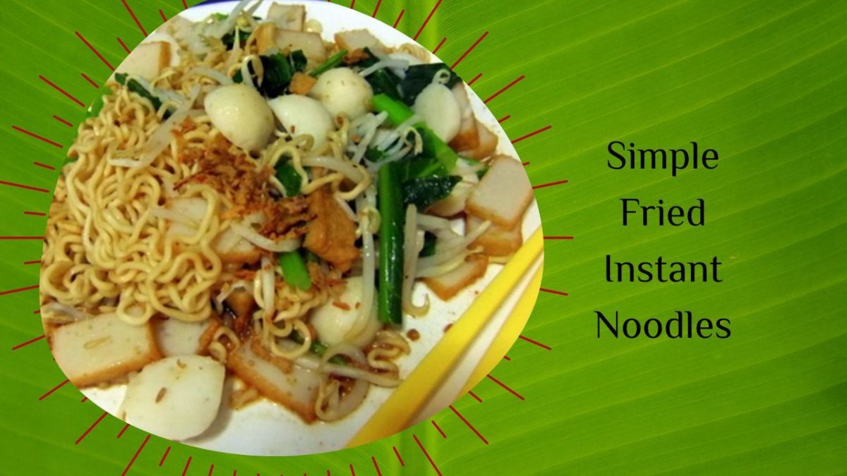 Simple Fried Noodles Recipe Using Instant Noodles