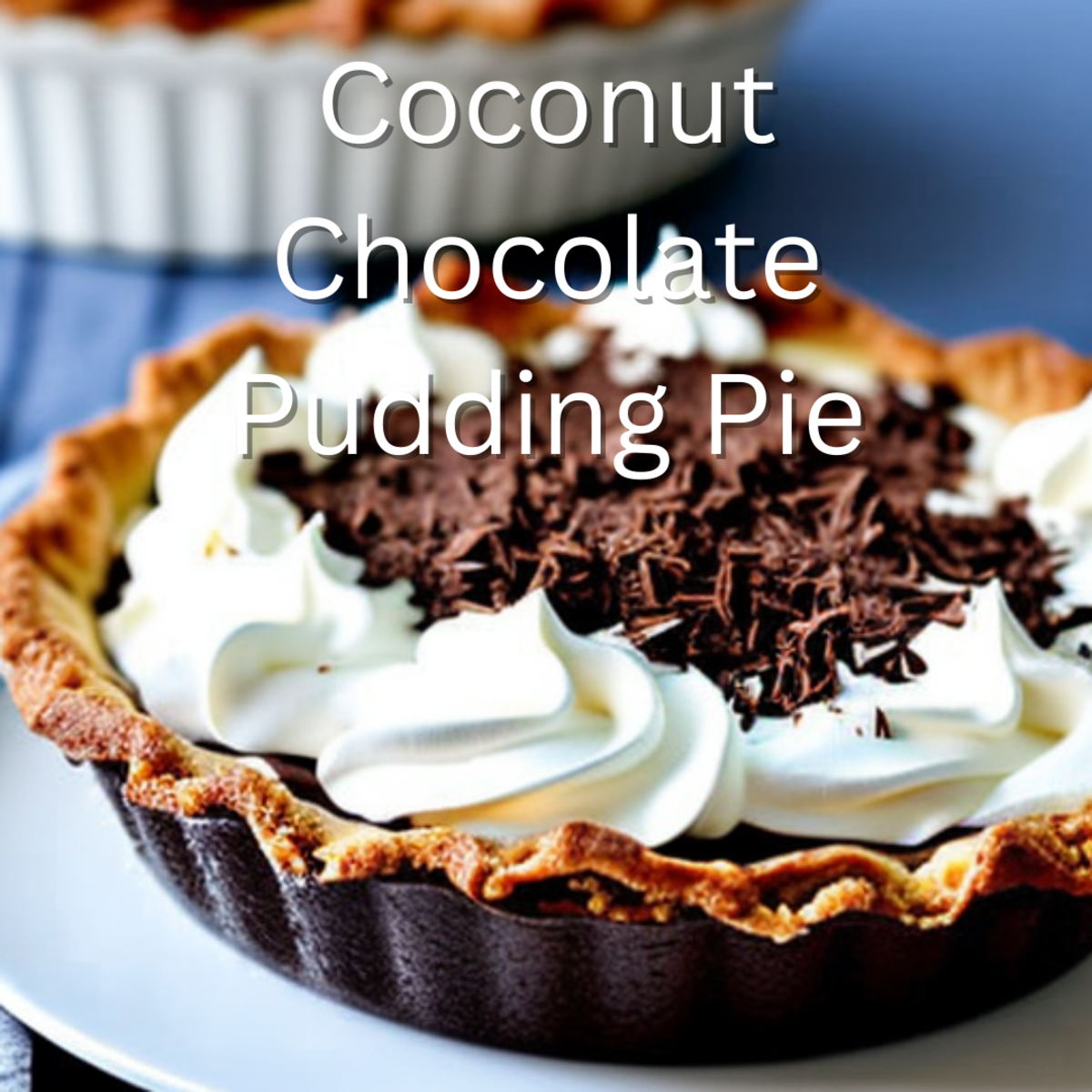 Coconut Chocolate Pudding Pie