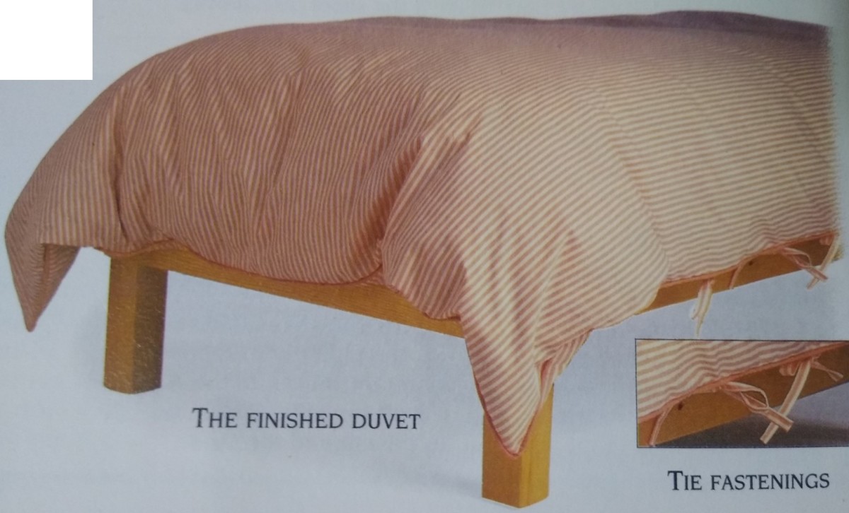 How to Make Duvet Covers & Piped Duvet Covers With Tie Fastenings
