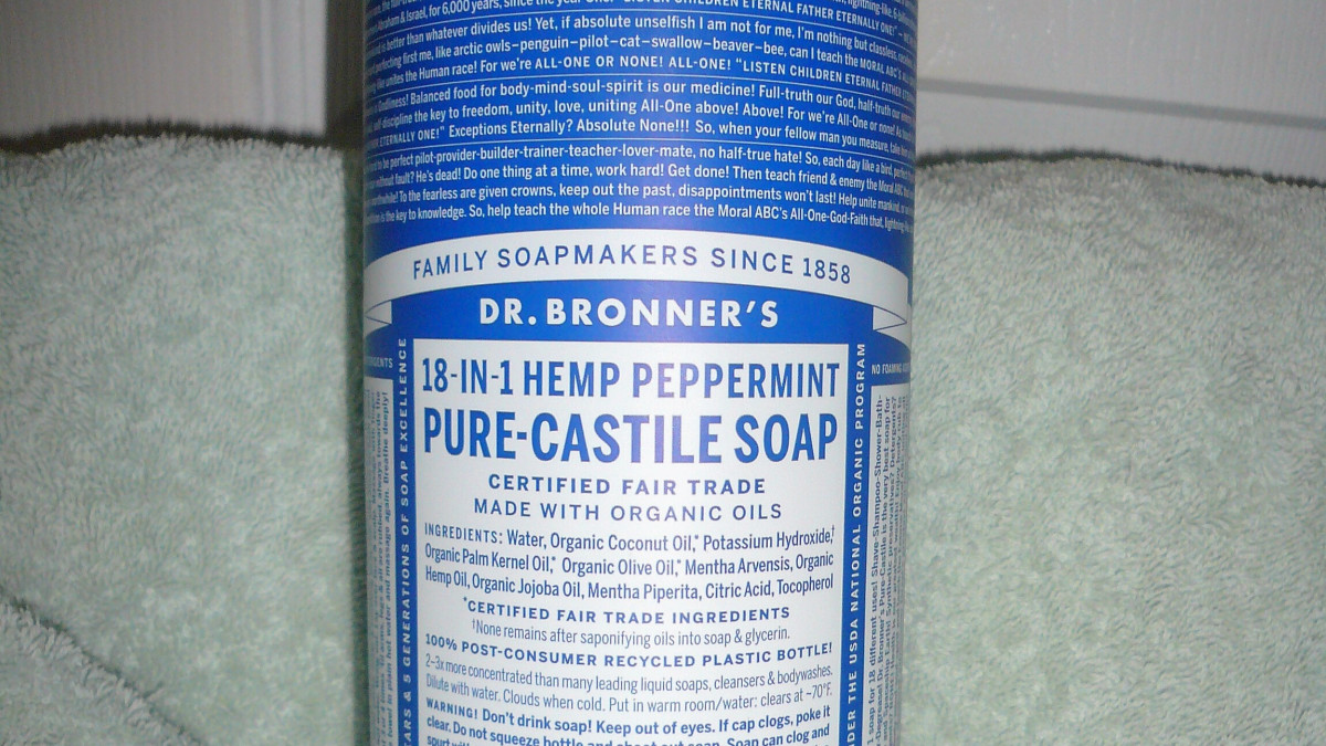 My Review of Dr. Bronner's 18-in-1 Liquid Hemp Peppermint Pure Castile Soap
