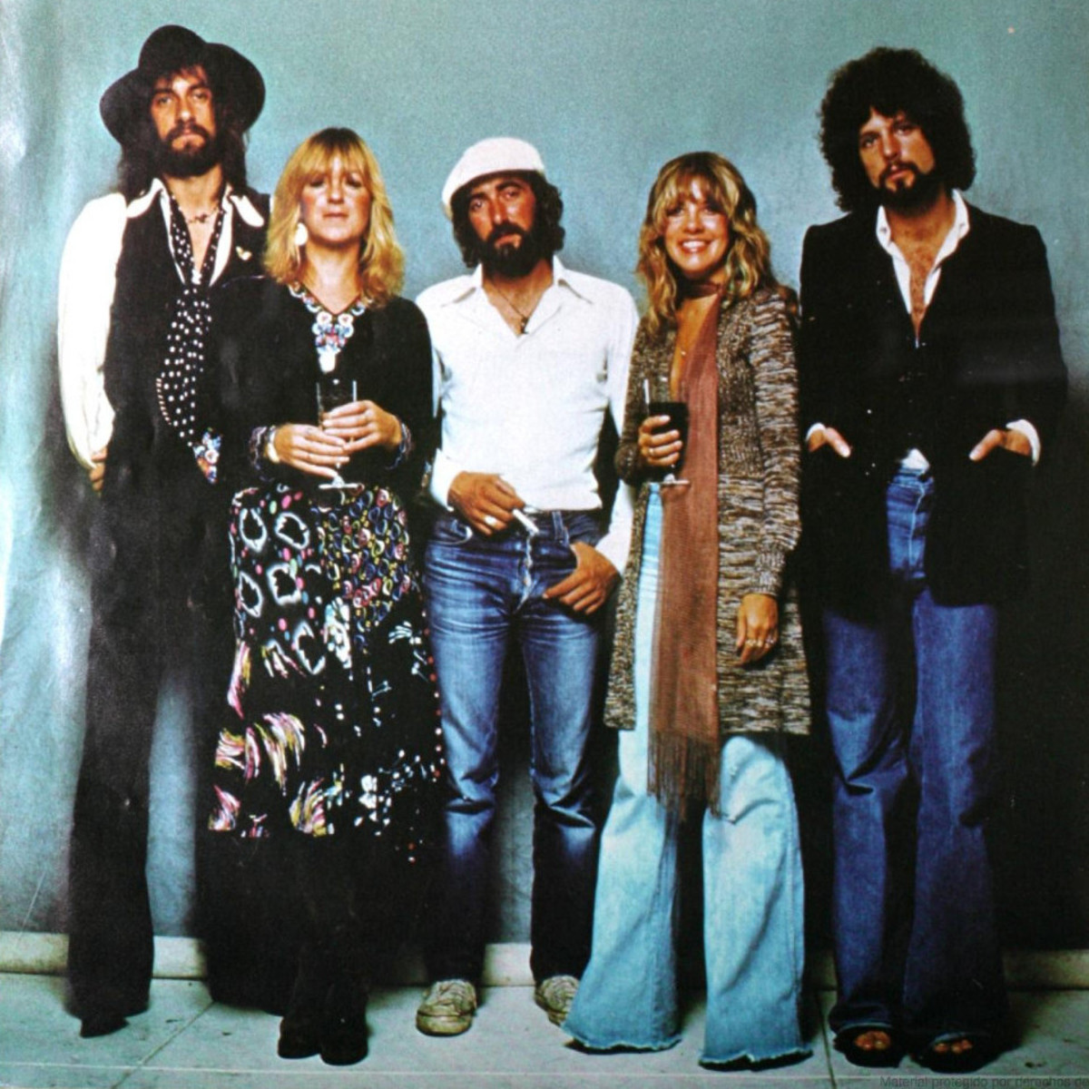 Fleetwood Mac became the greatest soft rockers of all time when Stevie Nicks (second from right) and Lindsay Buckingham (far right) joined the band in 1975.