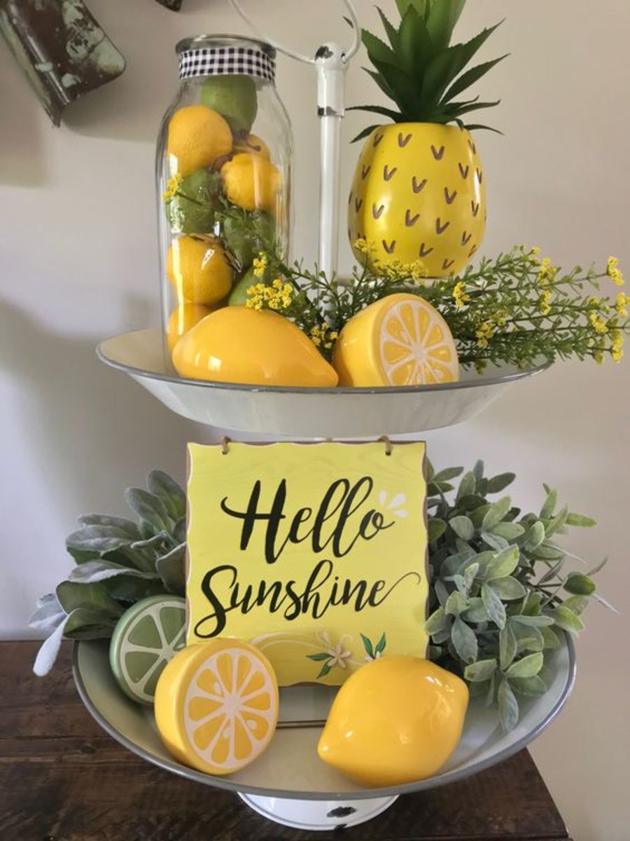 45+ Summer Themed Tiered Trays To Refresh Your Home Decor HubPages