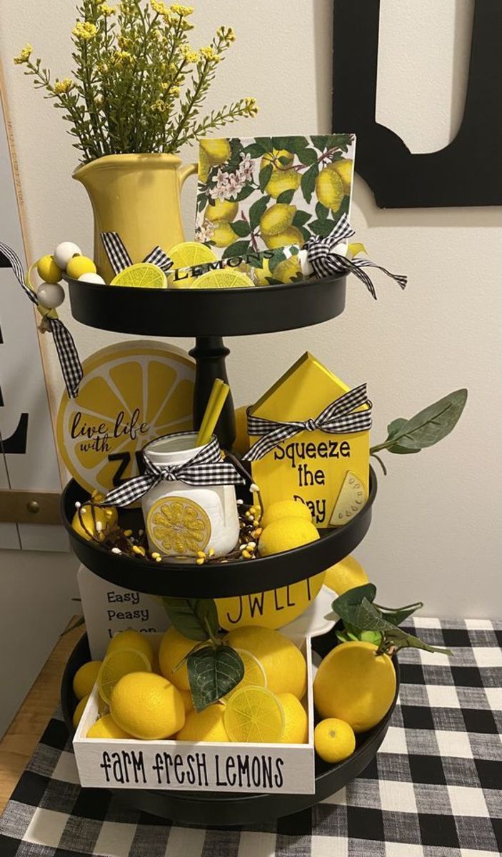 45+ Summer Themed Tiered Trays To Refresh Your Home Decor HubPages