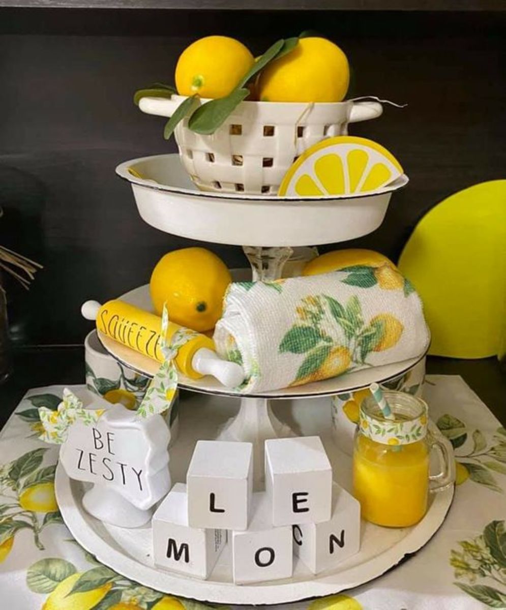 45+ Summer Themed Tiered Trays To Refresh Your Home Decor HubPages
