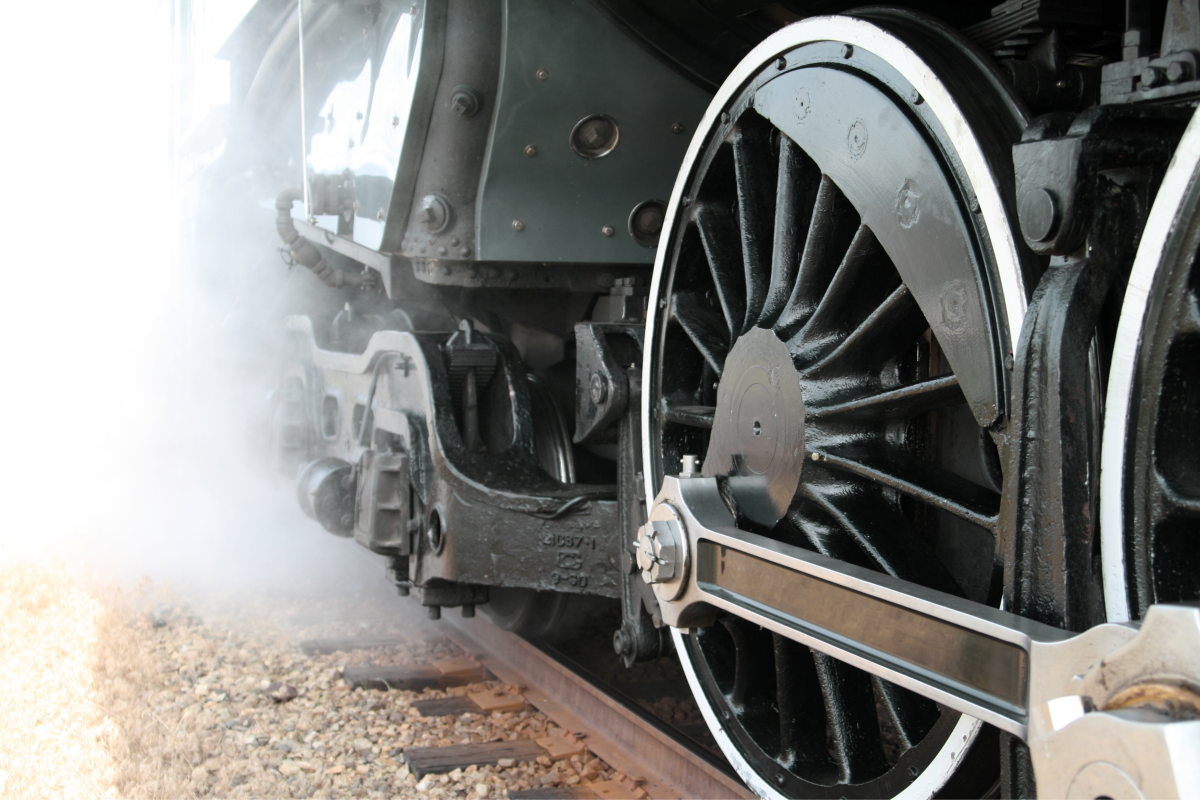 Historic Steam Locomotives Along Route 66