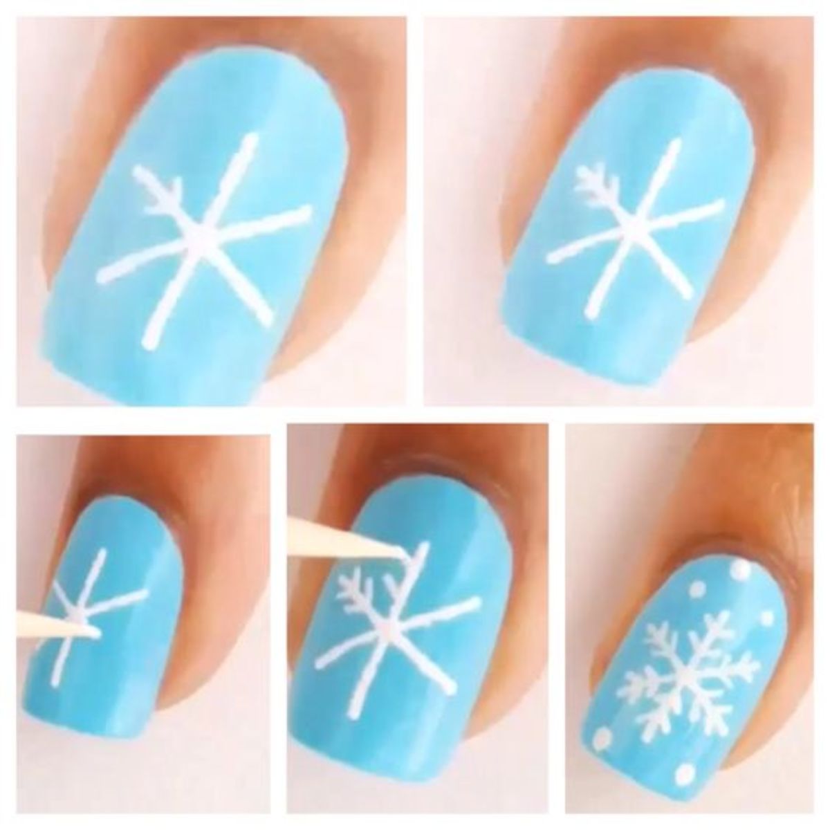 35 Beautiful Winter Nail Designs Shrinking the Season to Your Fingertips |  Uñas de gel navideñas, Uñas navideñas, Tutorial de uñas decoradas