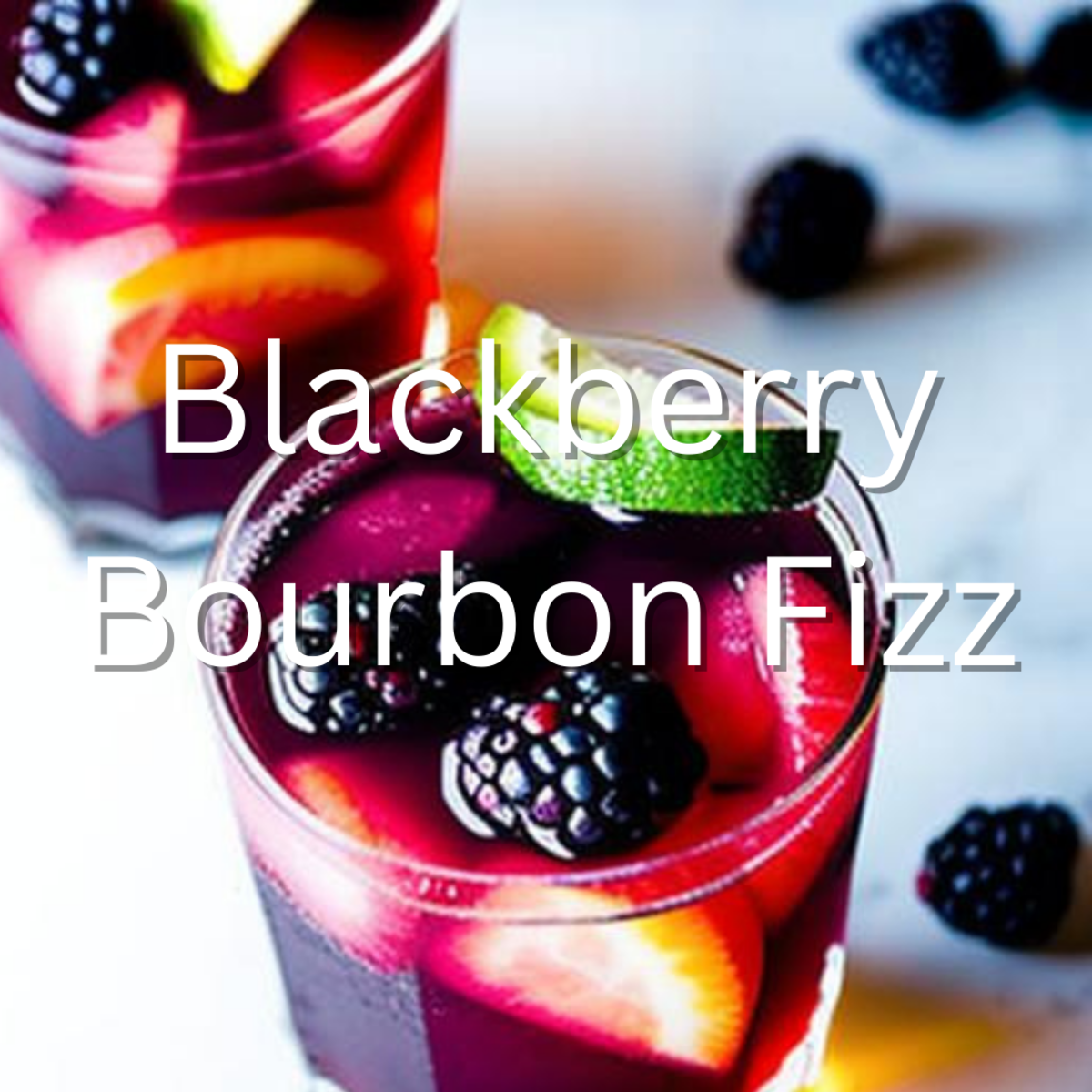 Blackberry Bourbon Fizz