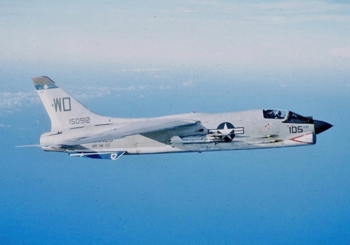 The F-8 Crusader and A-7 Corsair II