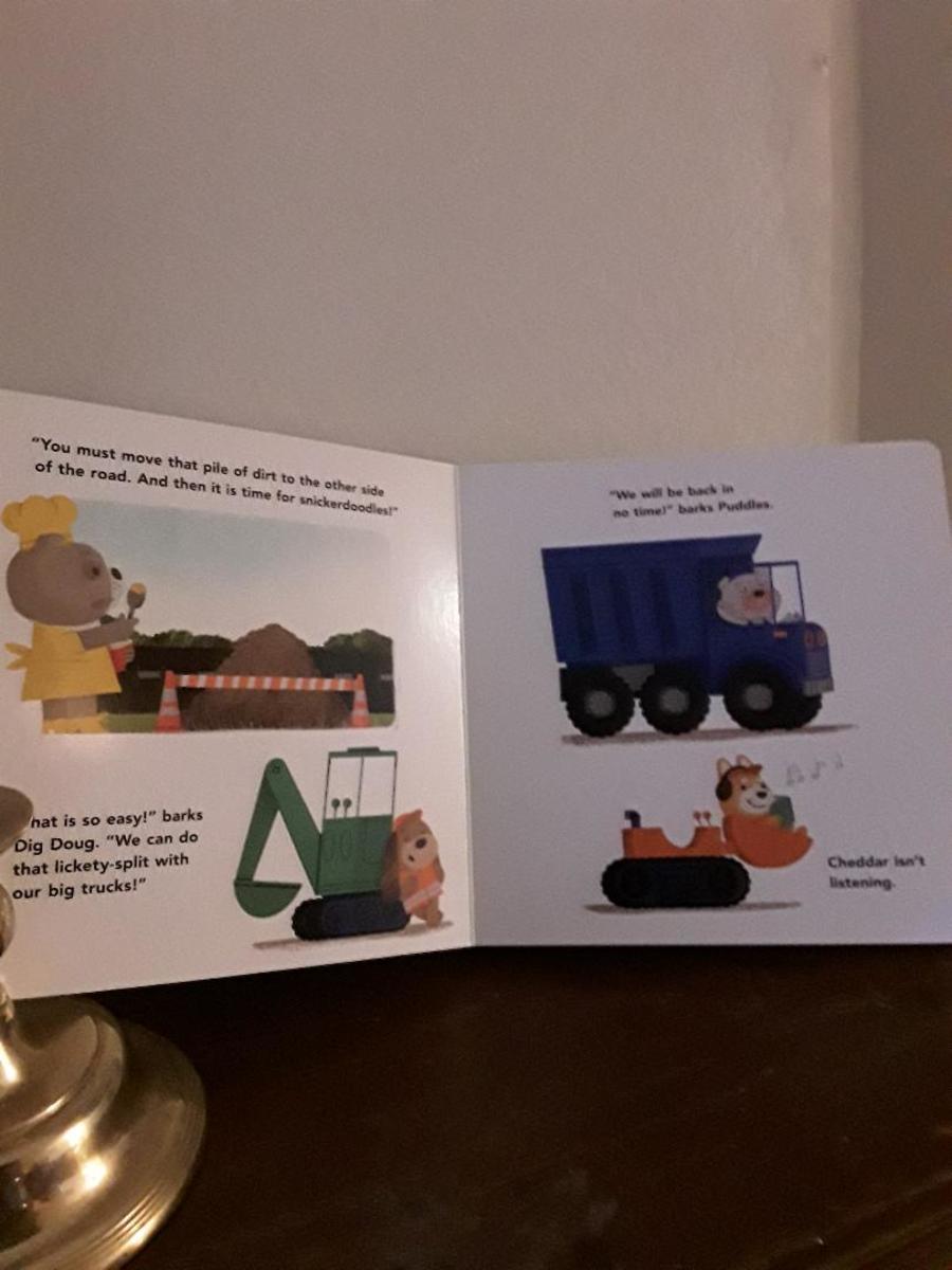 Truck Adventures and a Special Digging Project in Four Board Books for ...