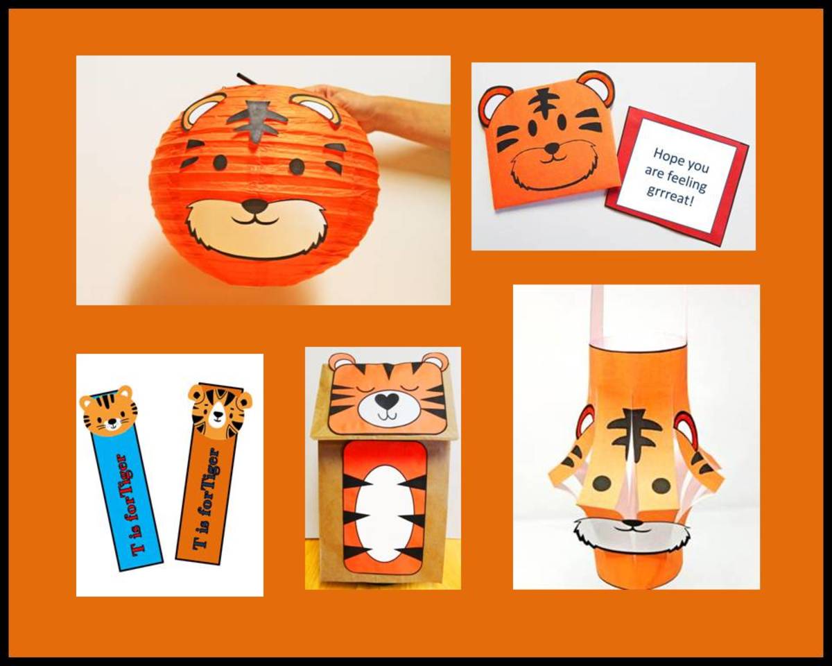 11 Easy Tiger Crafts With Printable Templates