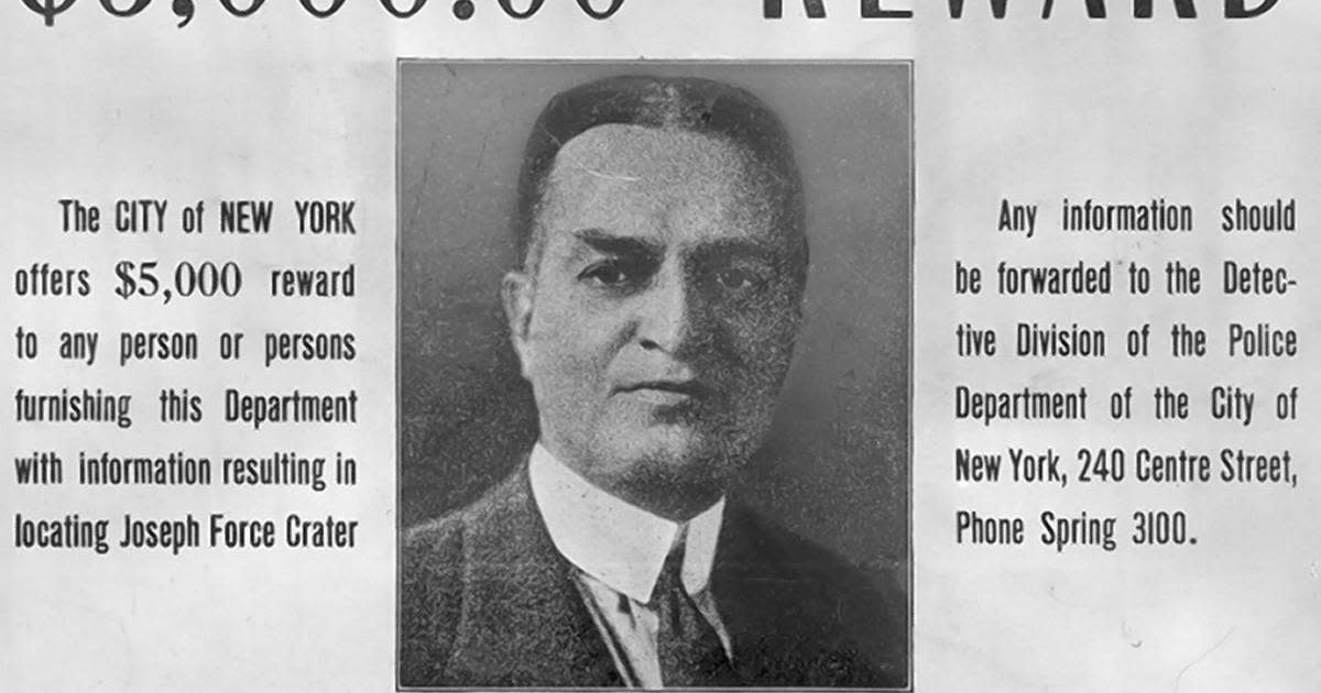 The Mysterious Disappearance of Judge Joseph F. Crater