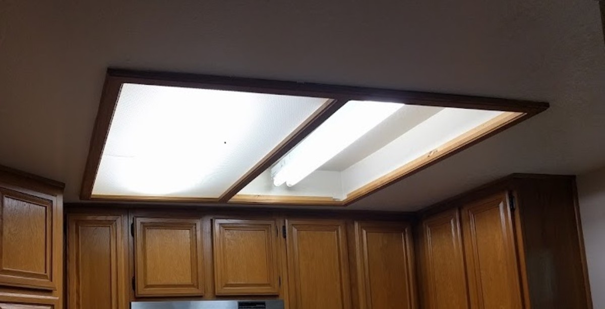 How I Replaced My Fluorescent Kitchen Light With a Track Light Fixture
