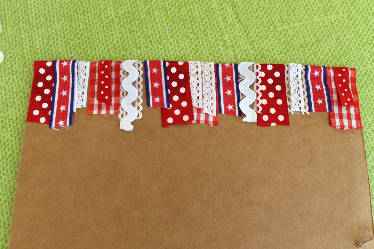 How to Make a Patriotic Scrap Ribbon American Flag - HubPages