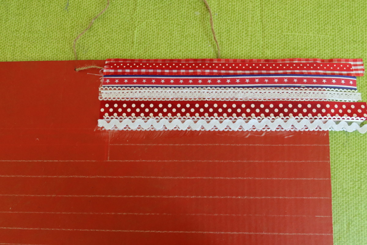 How to Make a Patriotic Scrap Ribbon American Flag - HubPages