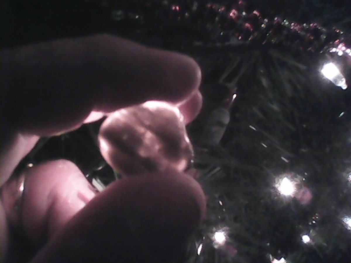 As expected, light shines through this natural glass.