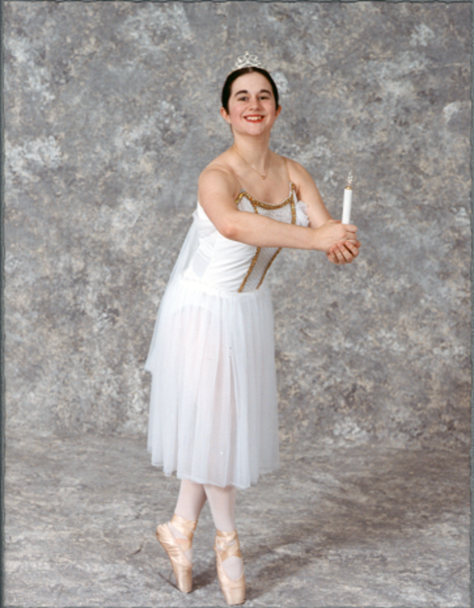 As the "Gift Fairy" in the Nutcracker. One of my biggest regrets is leaving that studio prematurely.