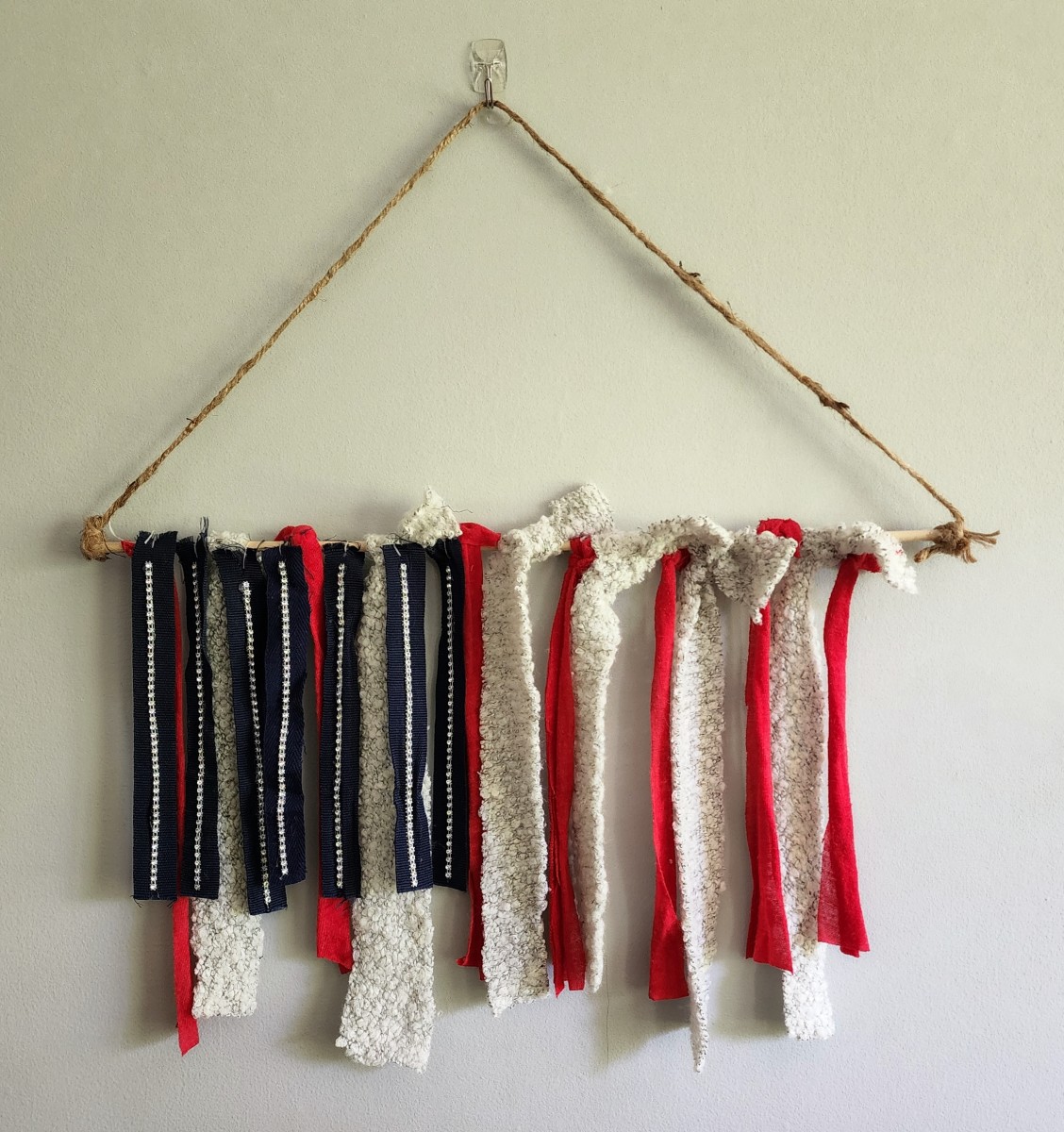 DIY Rustic Flag Hanger