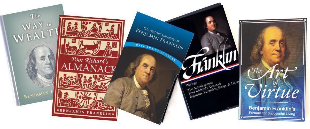 Five Books by Benjamin Franklin About Self-Improvement