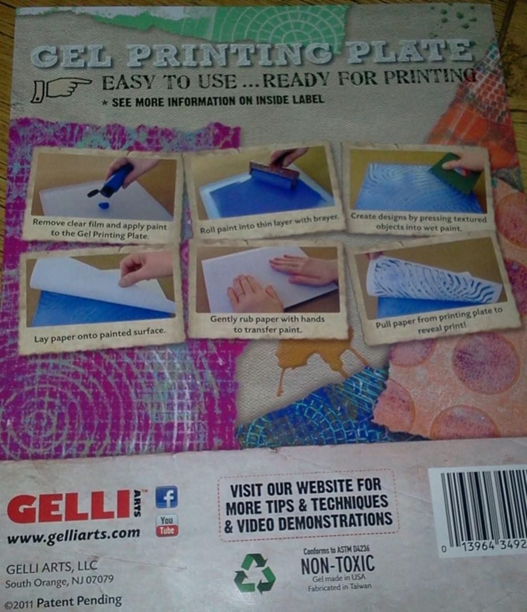 Gelli Arts - Gel Printing Plate Review - HubPages