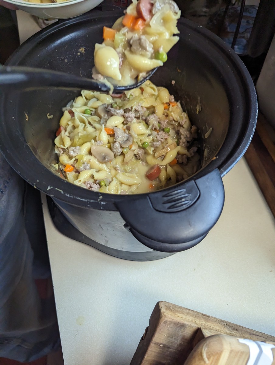 Sauerkraut Hot dish - Using a Slow Cooker
