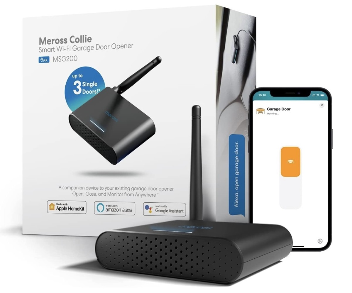 The Meross Collie Smart Wi-Fi Garage Door Opener Is A Great Match For  Apple’s HomeKit