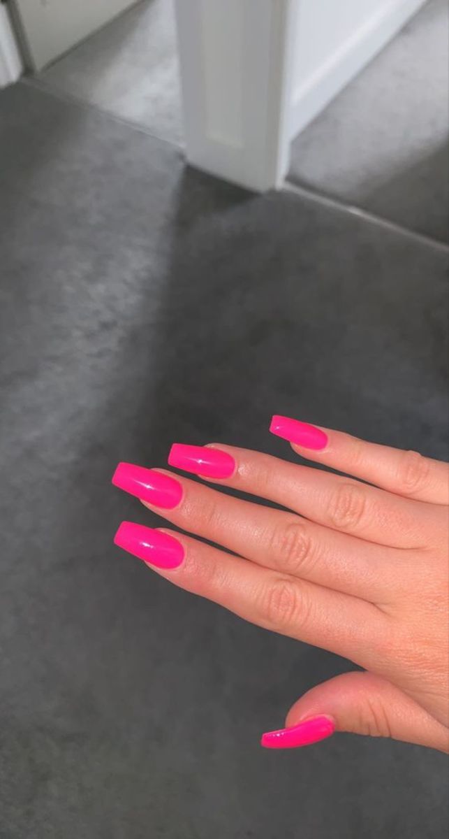 15 Barbiecore Nail Designs That Embrace Hot Pink