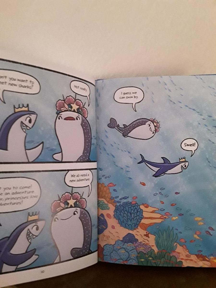 Shark Fun With Adventures in 2 Graphic Novels for the Younger Readers ...