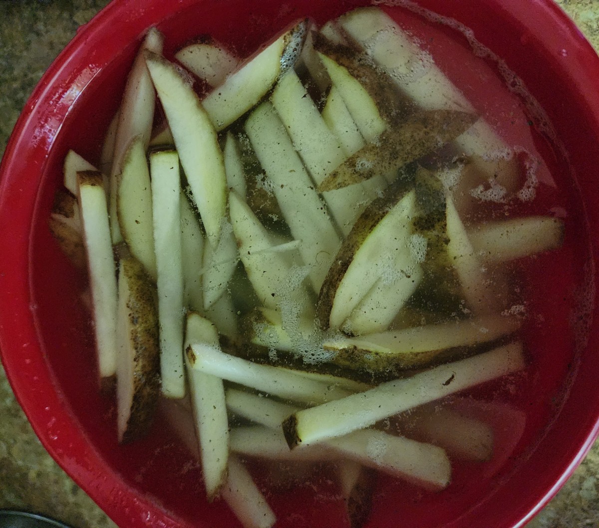Black Garlic Oven Baked Potato Fries Recipe Delishably