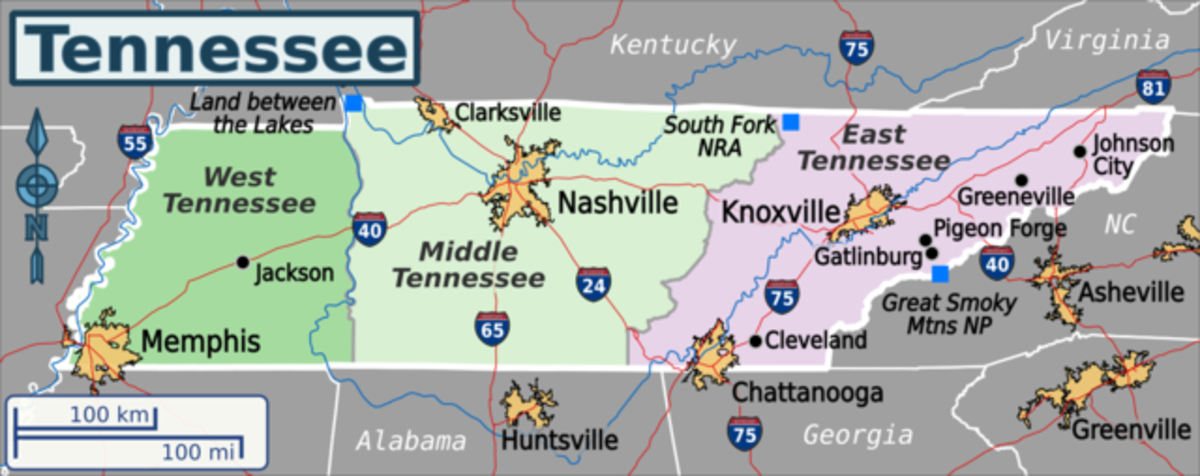 The 3 States of Tennessee